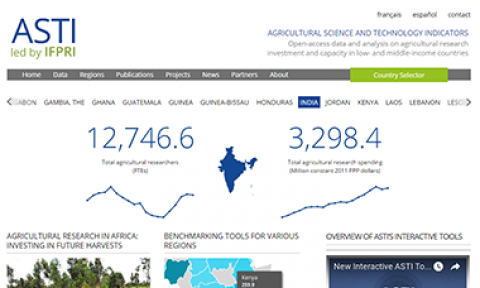 Agricultural Science Technology Indicators website