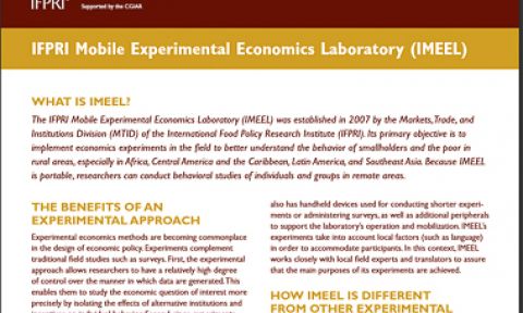 IFPRI Mobile Experimental Economics Laboratory