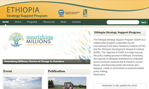 Ethiopia Strategy Support Program Website