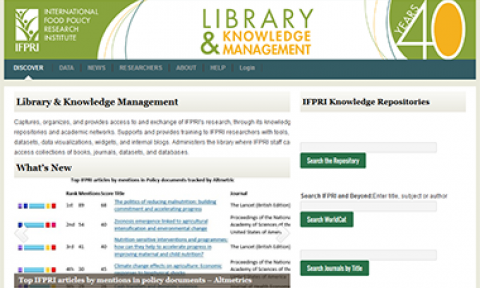 Library and Knowledge Management Website