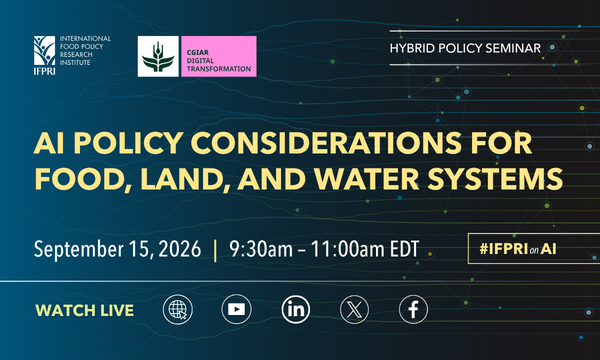 AI Policy Considerations for Food, Land, and Water Systems