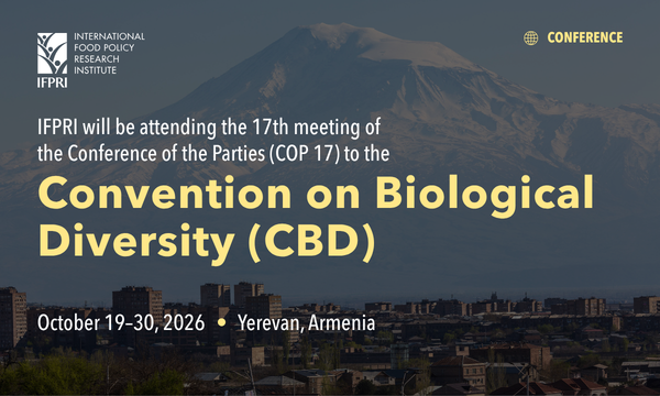 IFPRI @ UN Biodiversity Conference (UNCBD COP 17)